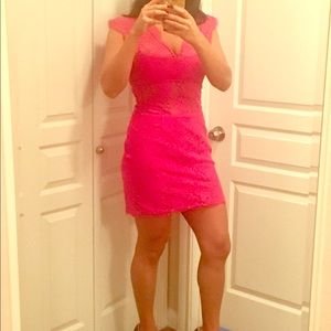 New hot pink BCBG dress. Mini. Never worn.